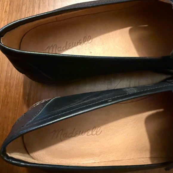Madewell Women’s Black Leather Corinne Loafers - Picture 11 of 12